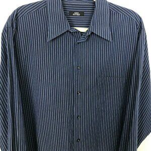 ALFANI Striped Dress Shirt